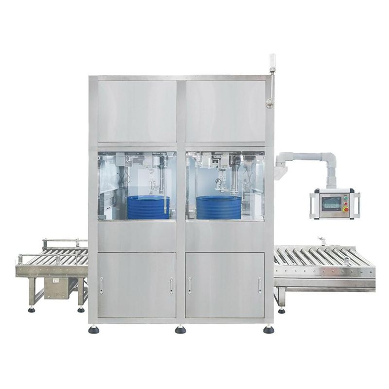 200L Barrel Laifọwọyi Kemikali Liquid Filling Machine