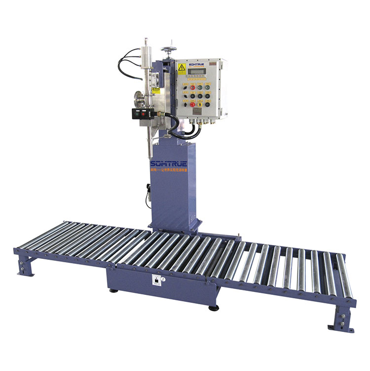 200L Barrel Ologbele-laifọwọyi Litiumu Batiri Liquid Filling Machine