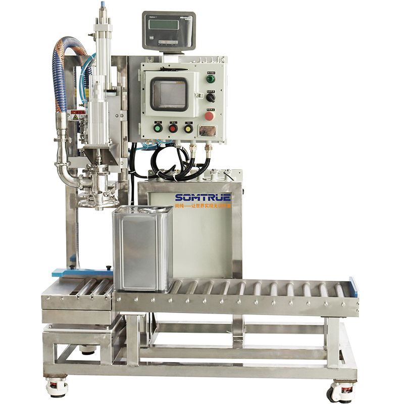 20L Barrel Ologbele-laifọwọyi Kemikali Liquid Filling Machine